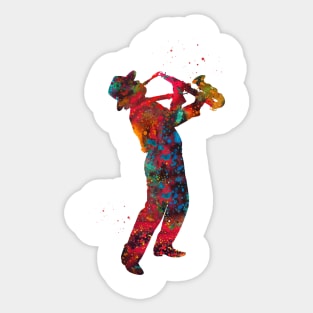 Saxophonist Sticker